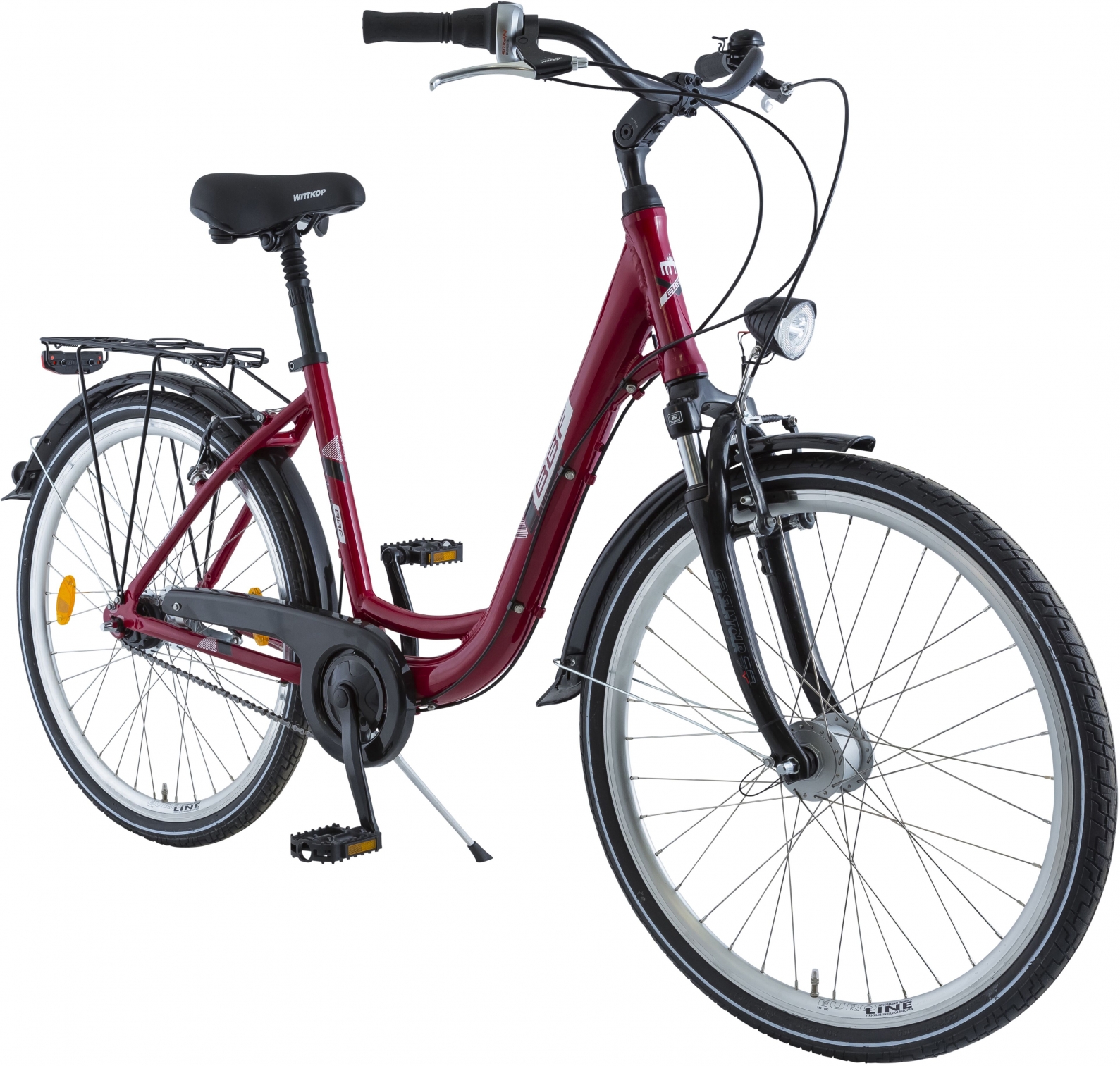28 Zoll Damen Citybike, 7Gang Shimano Nexus + Nabendynamo